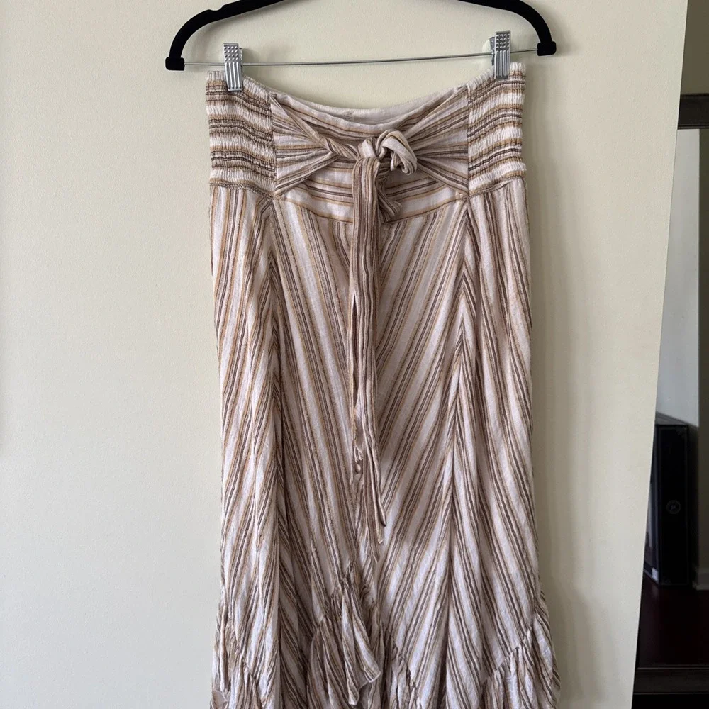 Free People Size  Med Giselle Skirt Free People  Ivory Combo New KP31